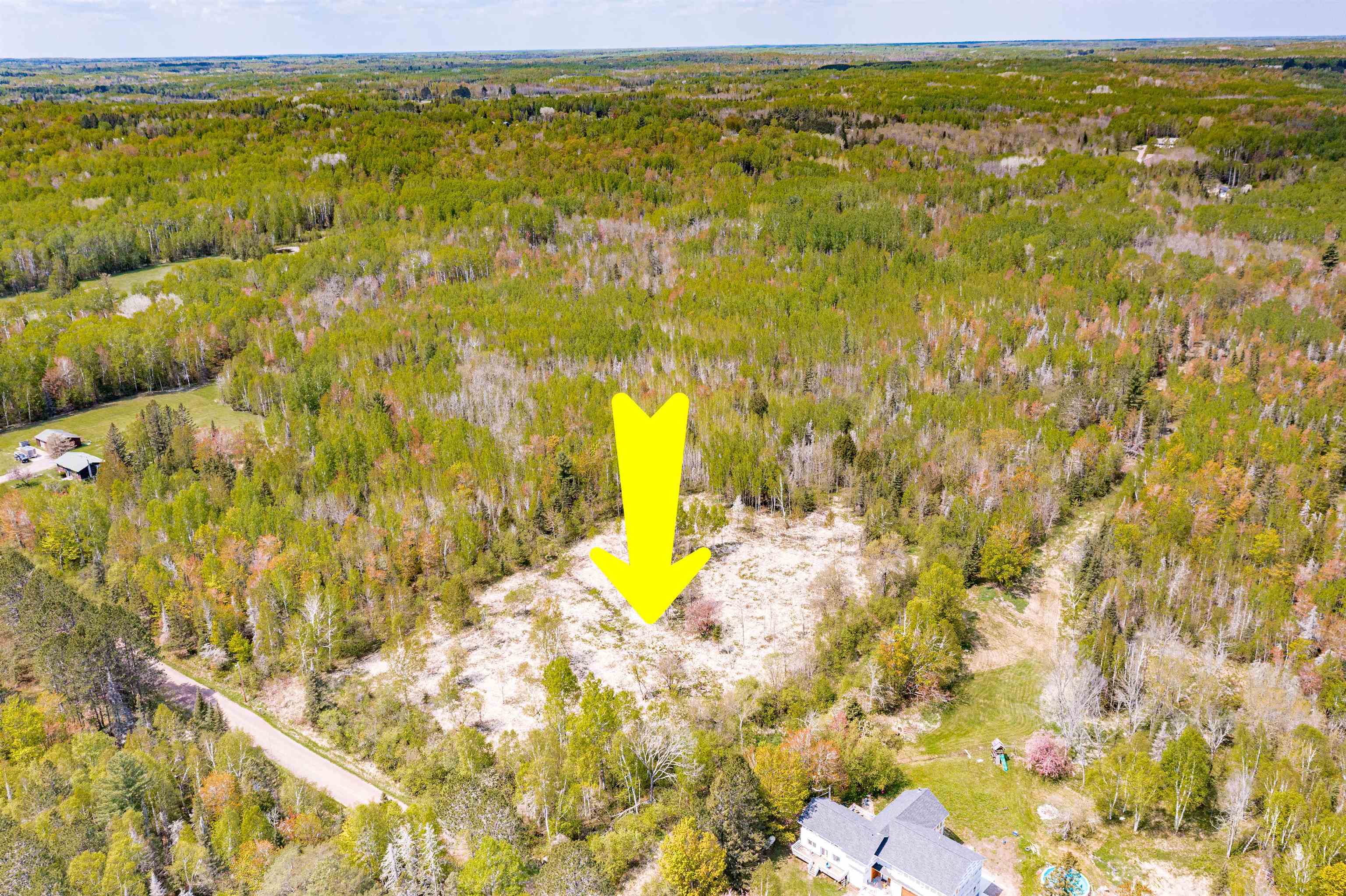30-xx Whiteside Road Duluth, MN 55804 - Photo 6 of 12 Aerial overview of property's location with a heavily wooded area