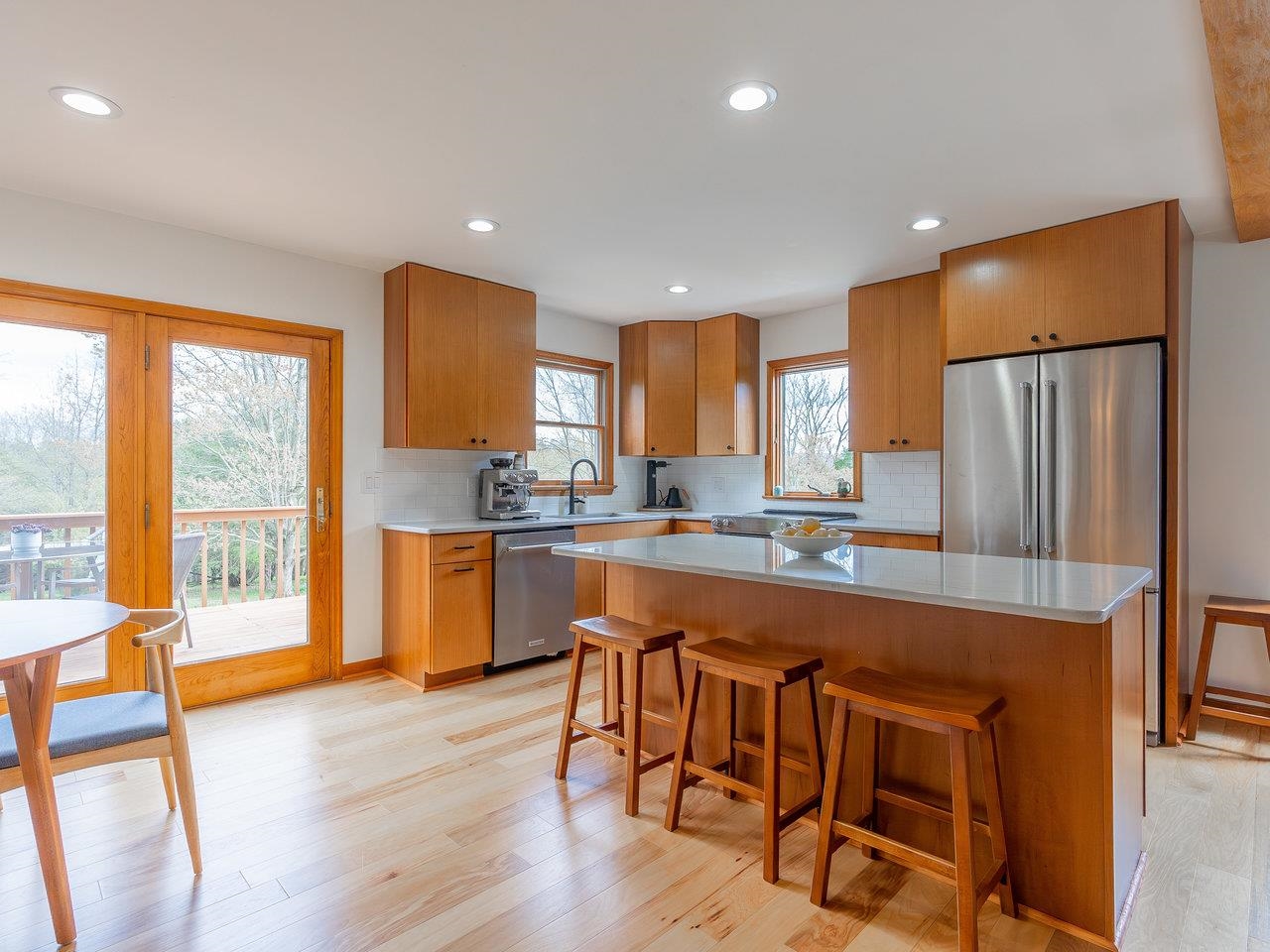 6041 Williams Run Road Port Republic, VA 24471 - Photo 18 of 68 a large kitchen with a table and chairs in it