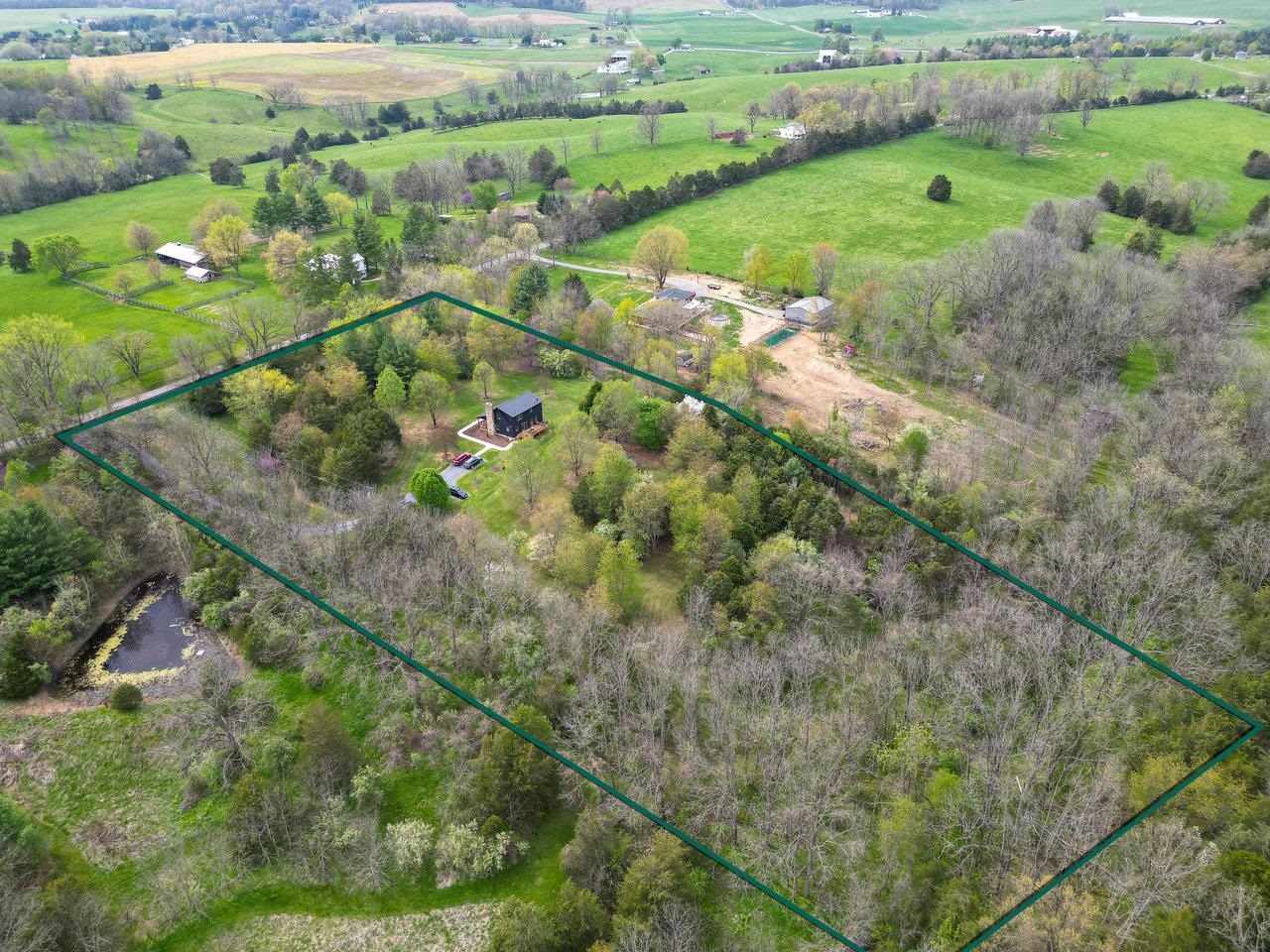 6041 Williams Run Road Port Republic, VA 24471 - Photo 61 of 68 a view of a garden with a lake