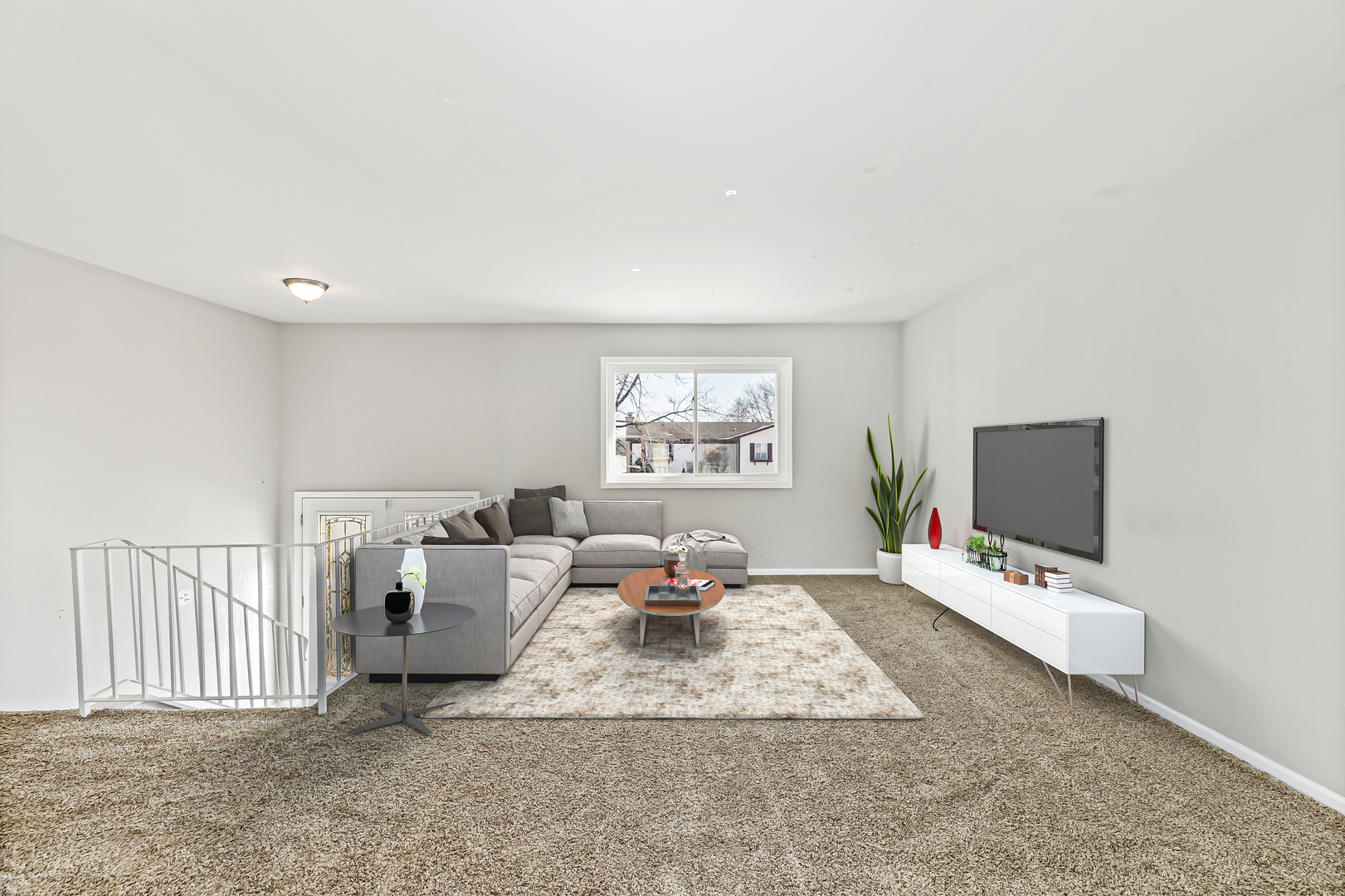 58 Cloverleaf Road Matteson, IL 60443 - Photo 3 of 19 a living room with furniture and a flat screen tv
