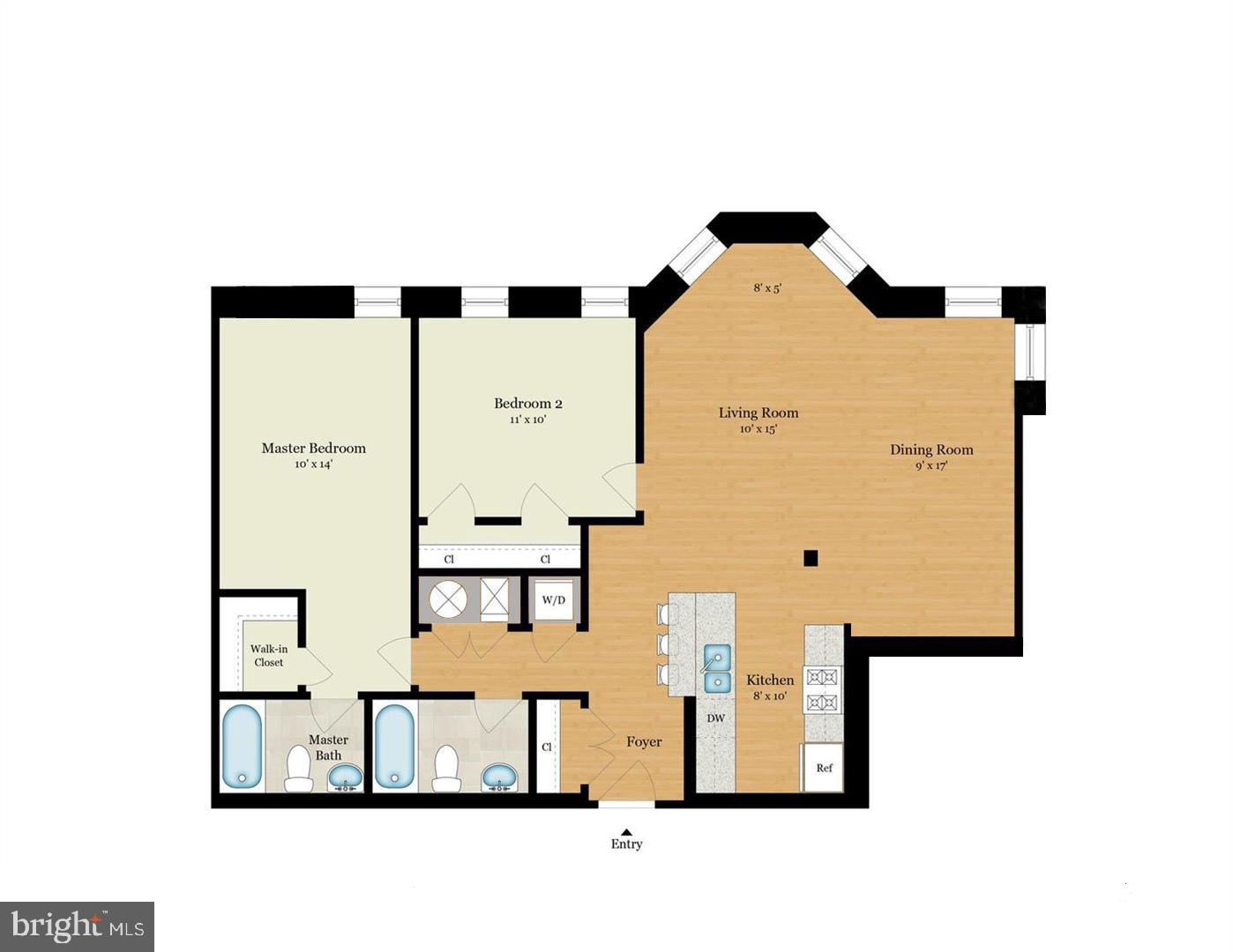 1324 Euclid Street Northwest, Unit 3 Washington, DC 20009 - Photo 23 of 23 a picture of a building with a balcony