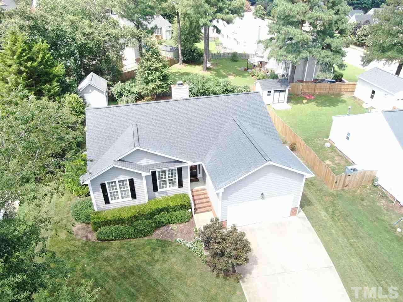 9304 Dawnshire Road Raleigh, NC 27615 - Photo 30 of 30 an aerial view of a house