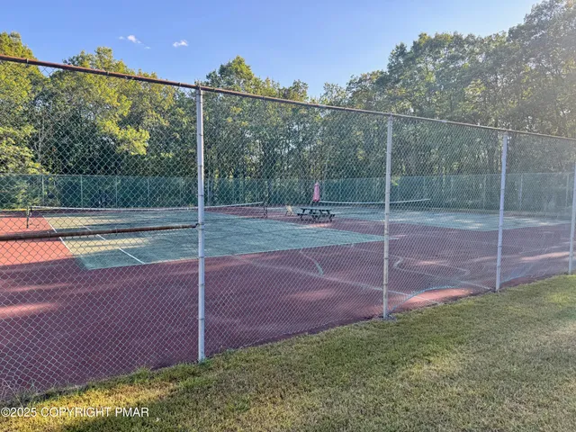 a view of a tennis court