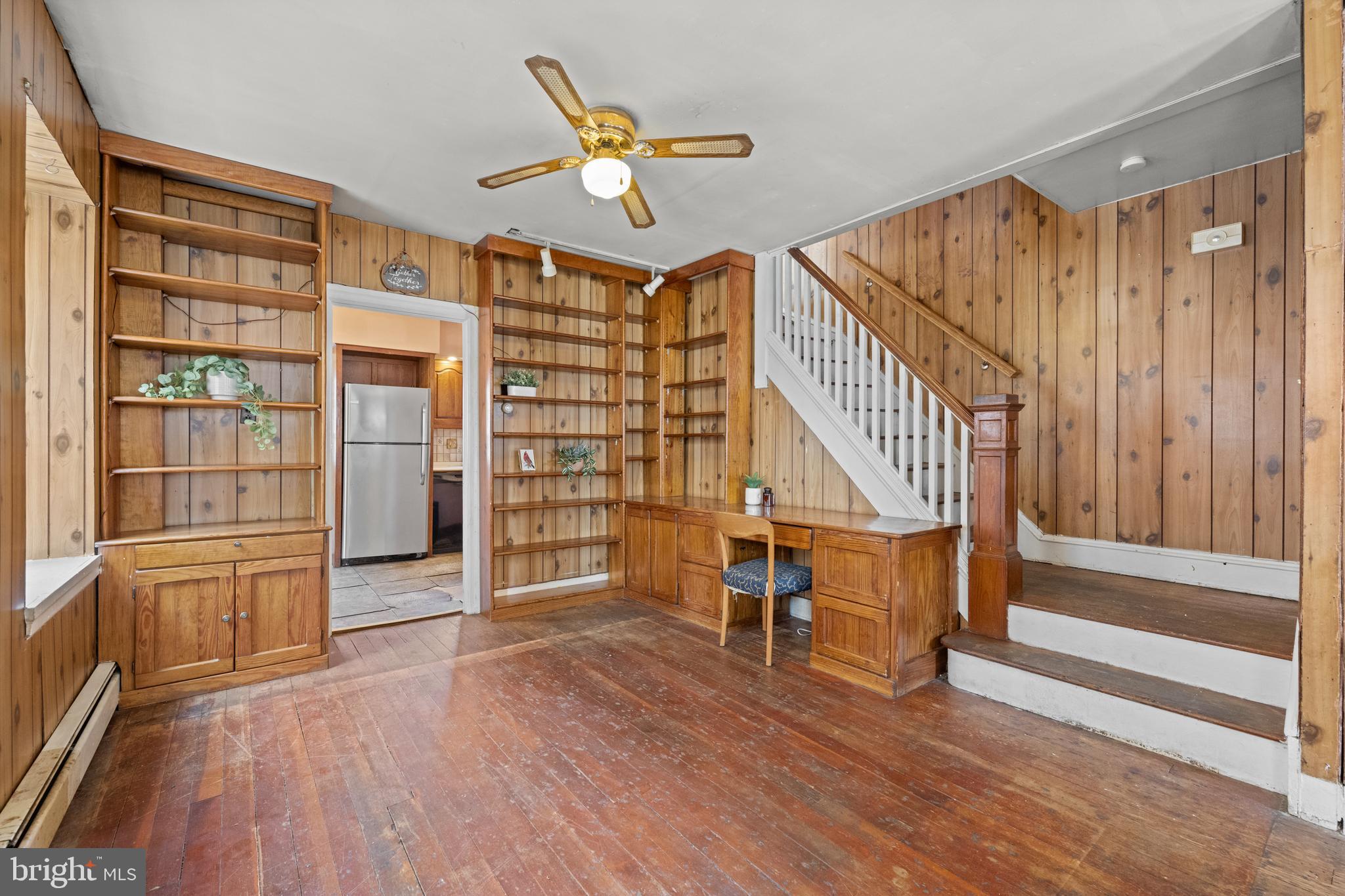 458 Renfrew Avenue Ambler, PA 19002 - Photo 11 of 31 a view of empty room with wooden floor and fan