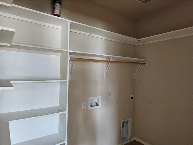 a view of a room with closet