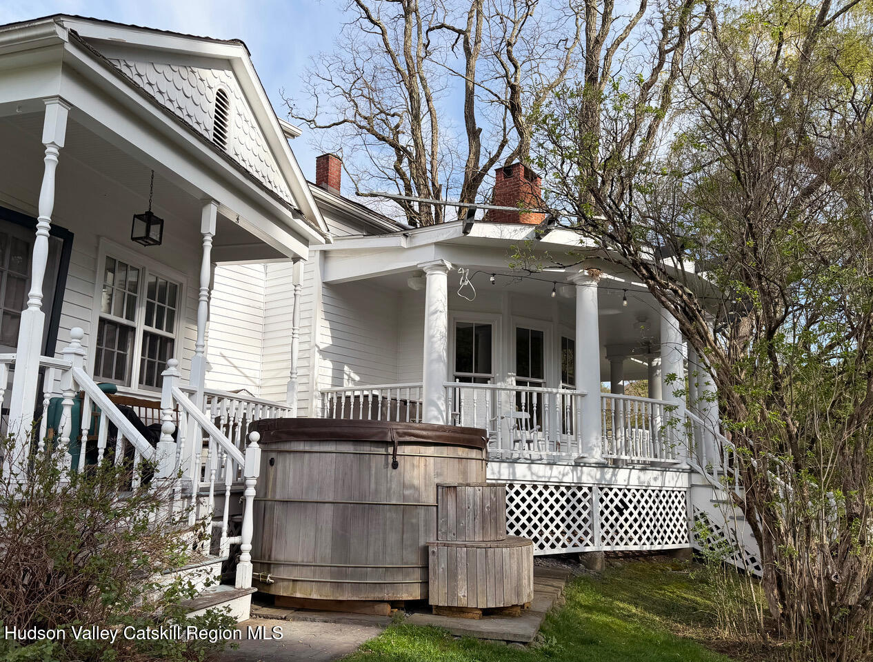84 Sickler Road Lake Hill, NY 12448 - Photo 23 of 24 a front view of a house with a garden