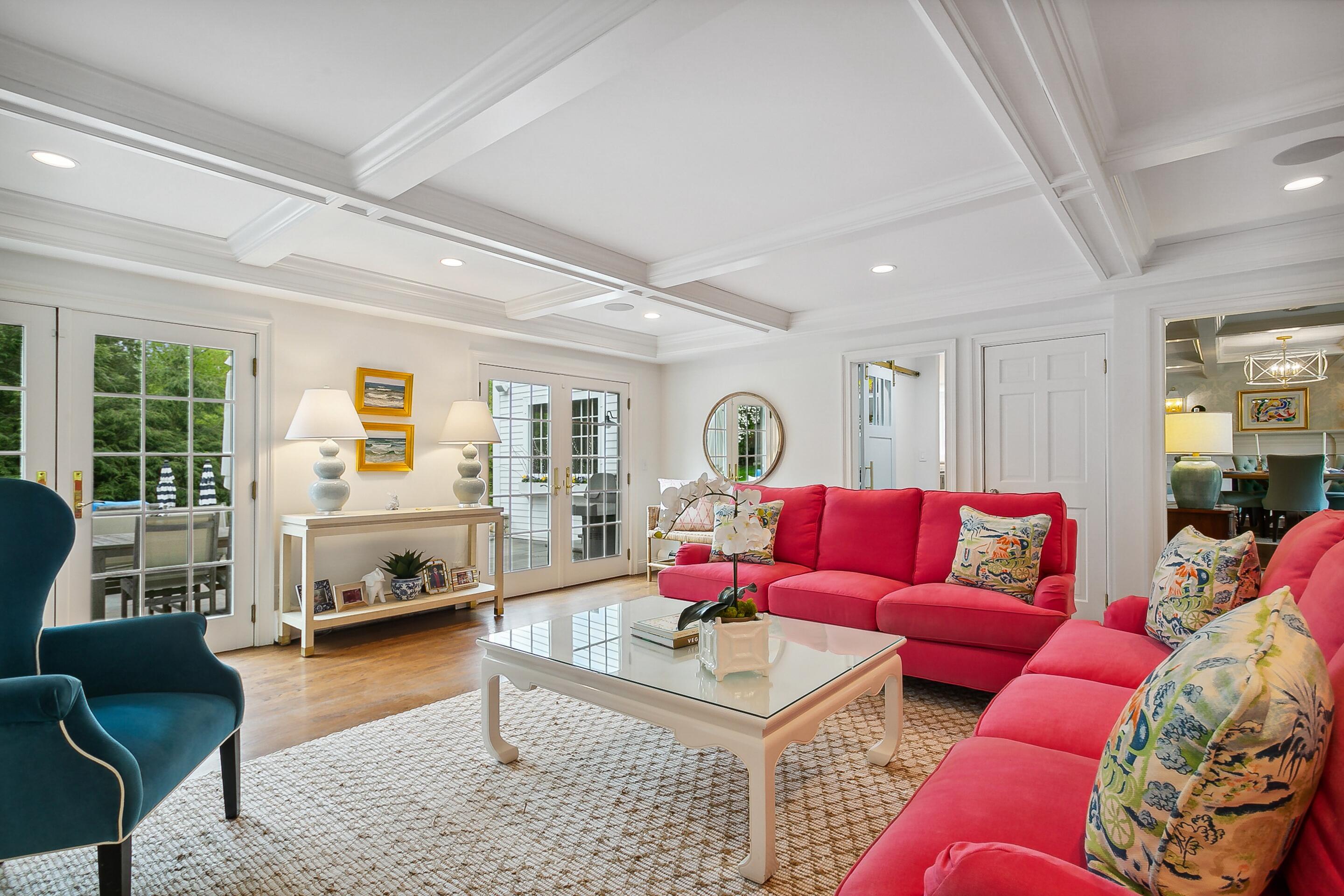 64 Summit Ridge Road New Canaan, CT 06840 - Photo 11 of 39 a living room with furniture and a large window