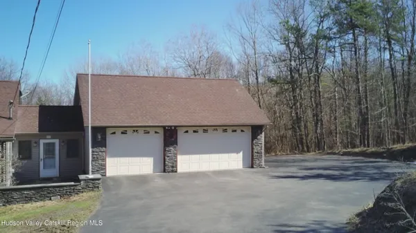 a view of a house with a space