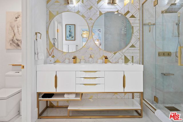 a view of a swimming pool with an outdoor space and seating area