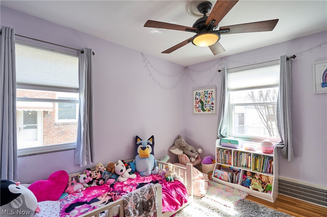 28322 Forest Road Willowick, OH 44095 - Photo 20 of 32 Bedroom featuring wood-type flooring and ceiling fan