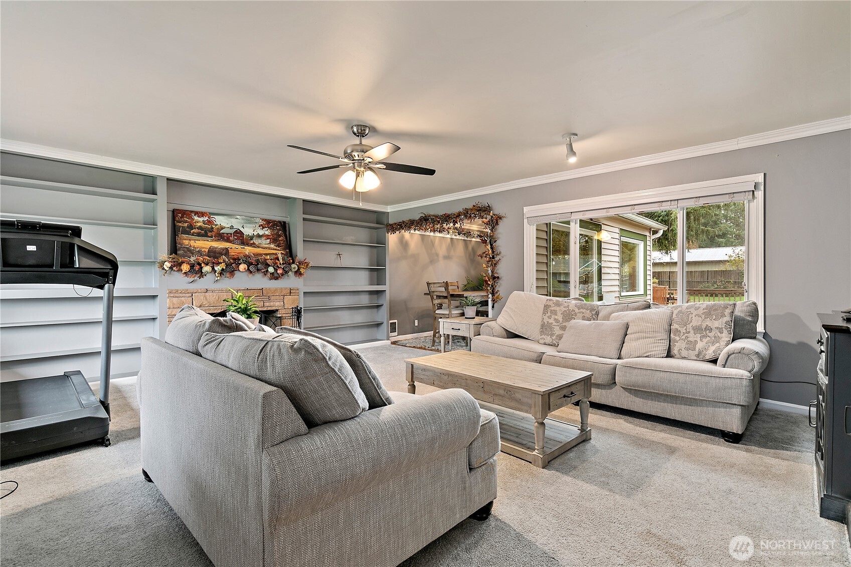 111 East Cindy Road Centralia, WA 98531 - Photo 3 of 17 a living room with furniture and a large window