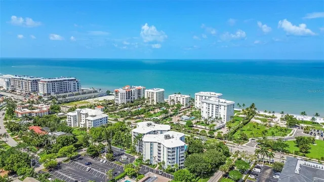 a view of a city with tall buildings