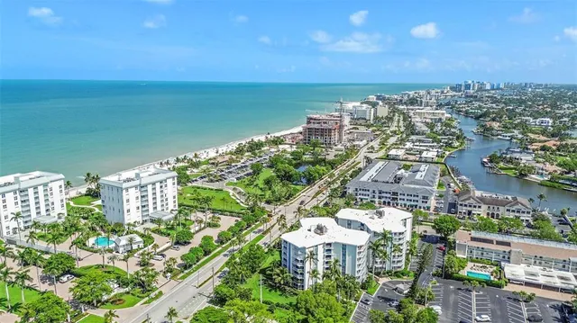 a view of a city with tall buildings