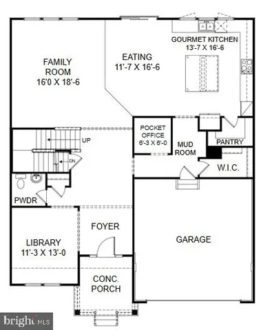 a view of a floor plan