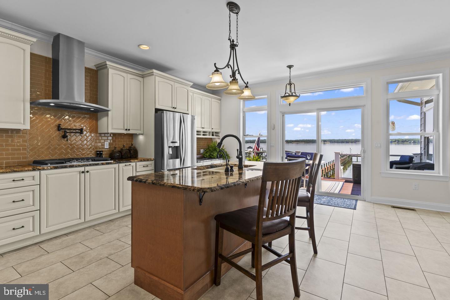 24814 Half Pone Point Road Hollywood, MD 20636 - Photo 15 of 80 Gourmet Kitchen with a View