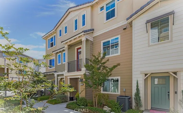 a front view of a multi story residential apartment building