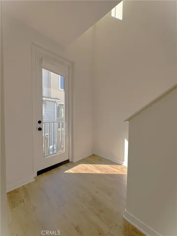 a view of balcony with furniture