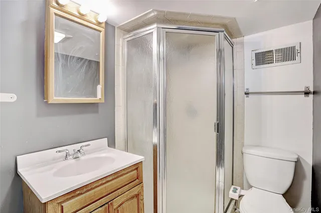a bathroom with a sink toilet and vanity