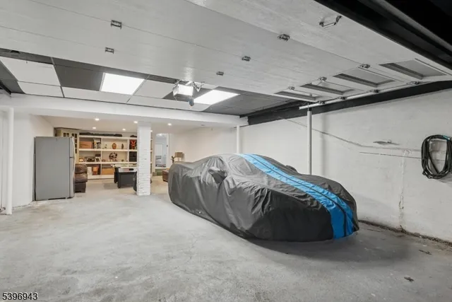 a bed room with a bed and a walk in closet