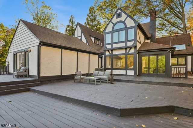 a view of a house with a patio