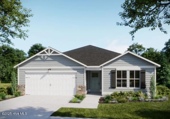 pebble craftsman elevation