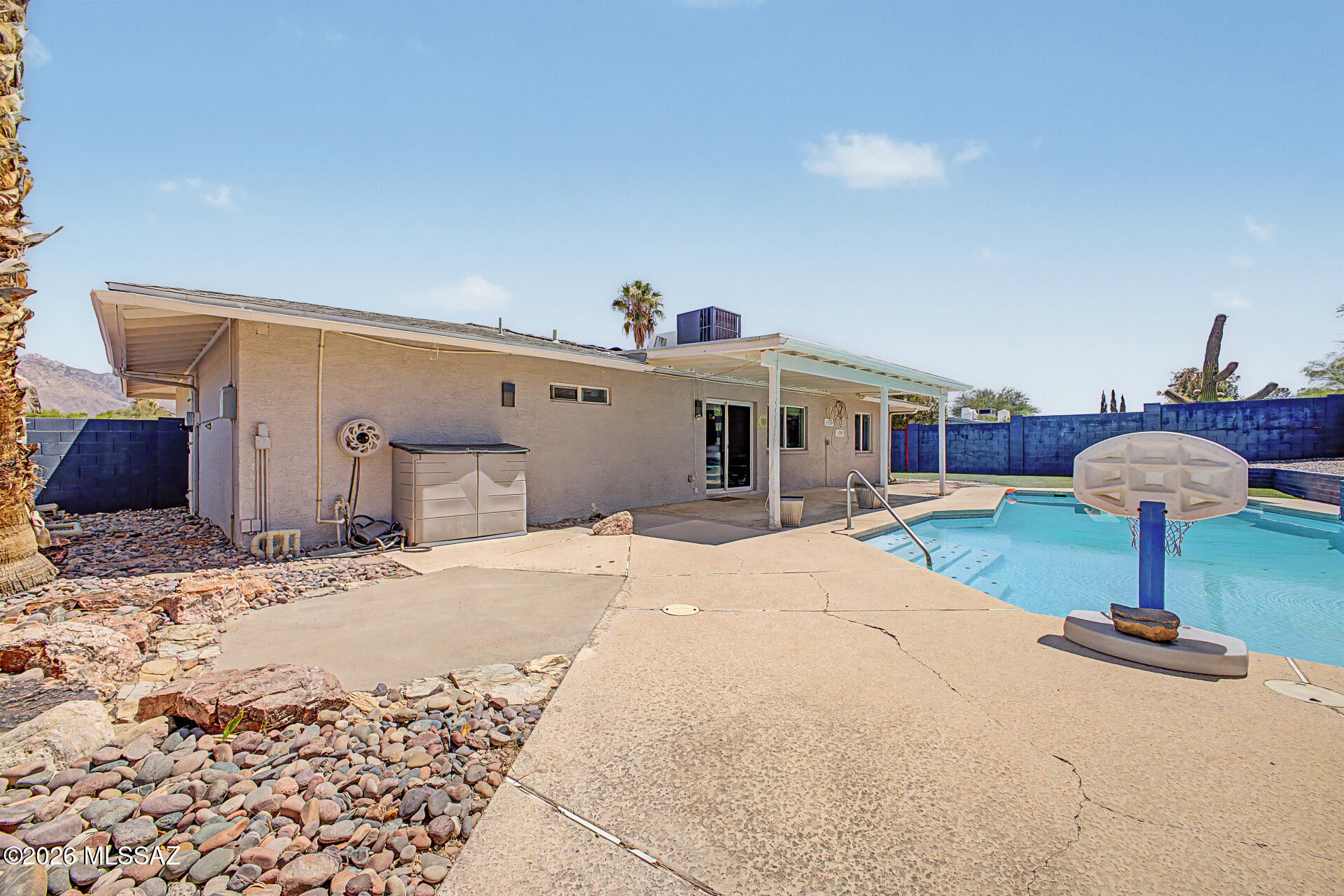 7550 East Rio Verde Drive Tucson, AZ 85715 - Photo 22 of 25 Step outside and discover a backyard designed for relaxation, entertaining, and Arizona living.