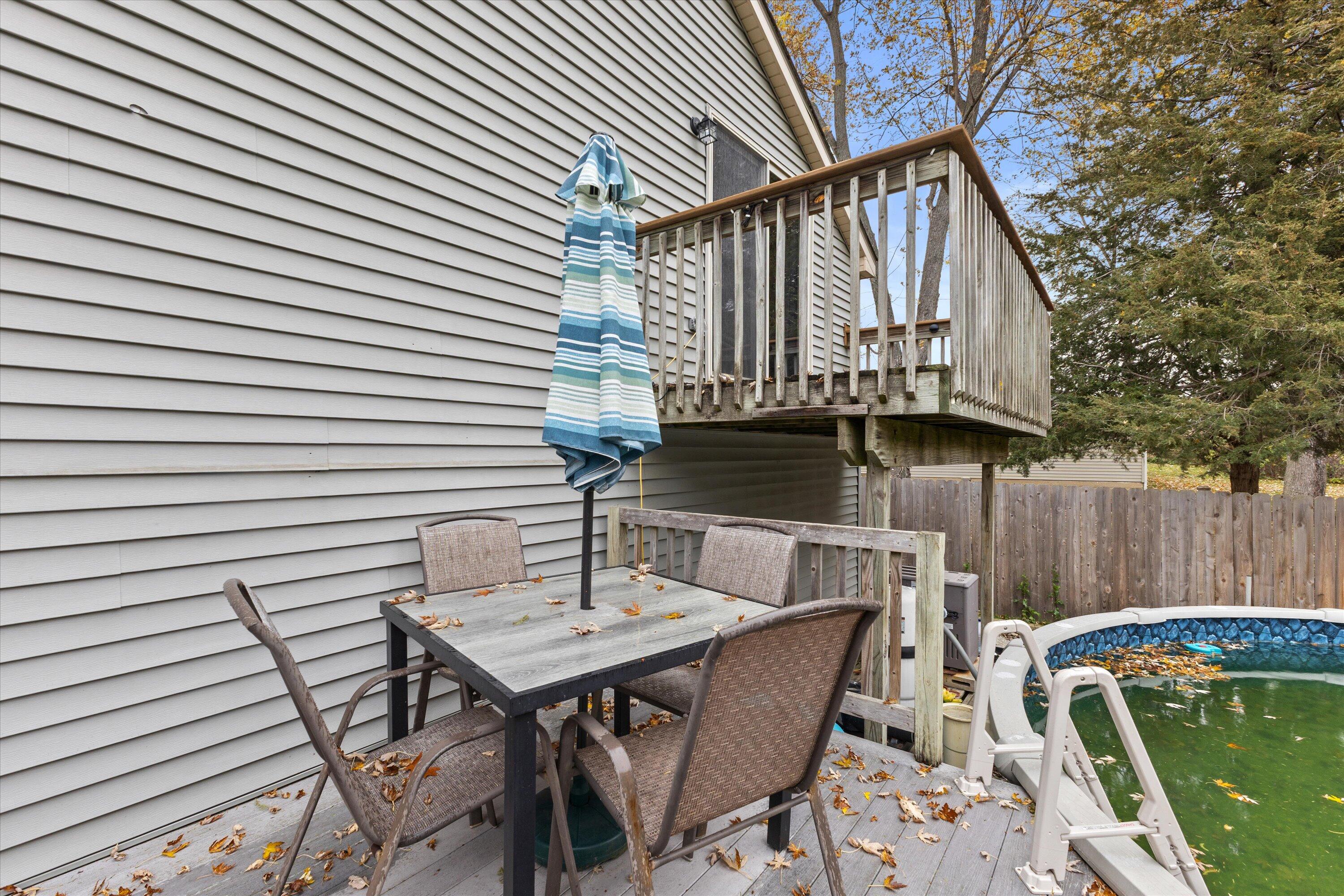 22727 126th Street Salem Lakes, WI 53104 - Photo 44 of 48 Guest House Balcony