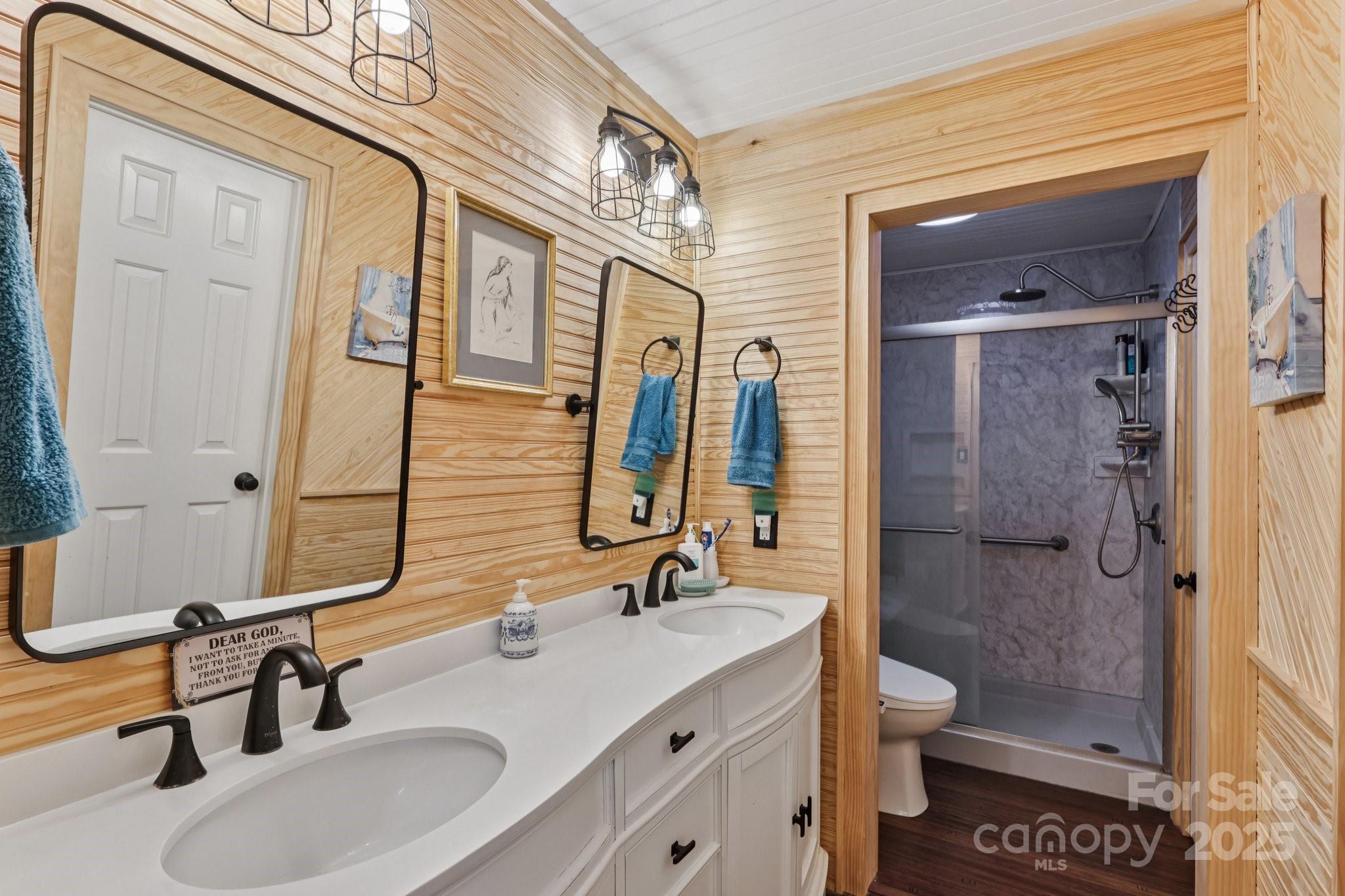 1590 Springpoint Road, Unit E Rock Hill, SC 29732 - Photo 24 of 38 a bathroom with a sink a toilet and shower