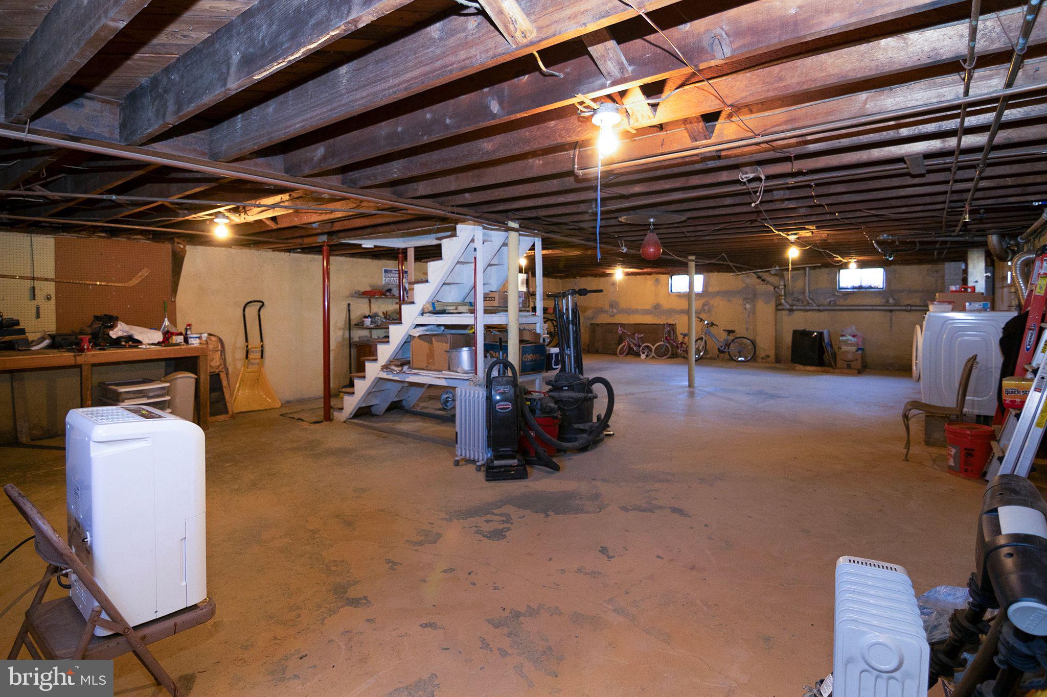 13 Cedarbrook Road Sicklerville, NJ 08081 - Photo 34 of 38 Full Sized unfinished Basement w walk out stairs