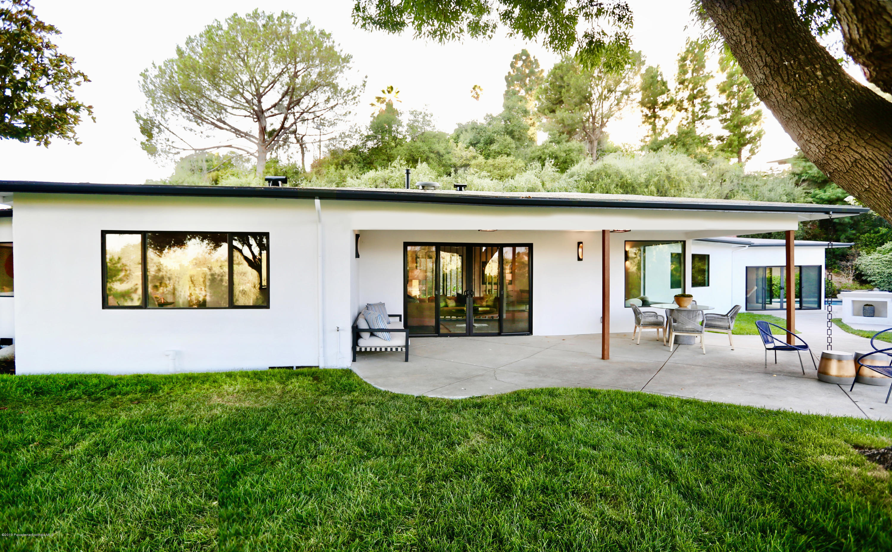 250 La Mirada Road Pasadena, CA 91105 - Photo 1 of 42 a front view of house with yard and outdoor seating