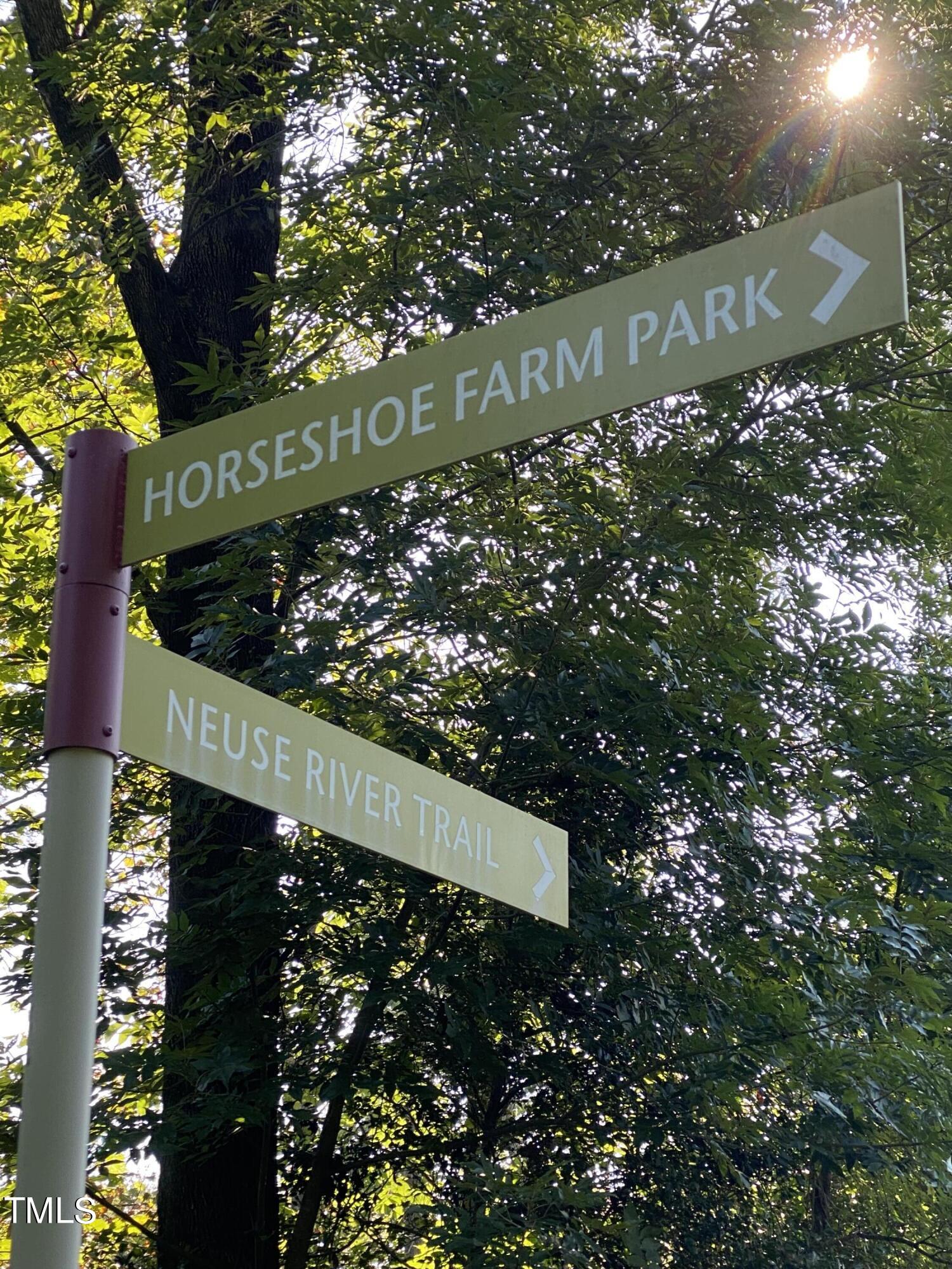 3908 Tritonville Way Raleigh, NC 27616 - Photo 12 of 16 Falls of Neuse Trail sign