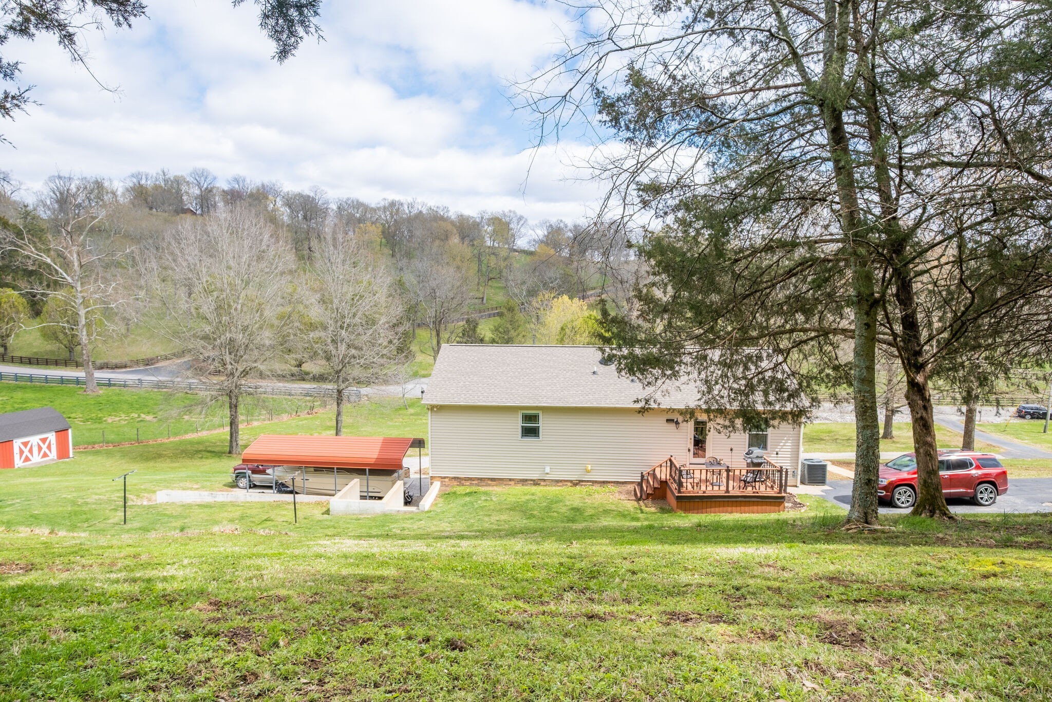 1303 John Sharp Road Columbia, TN 38401 - Photo 49 of 53 a front view of a house with garden