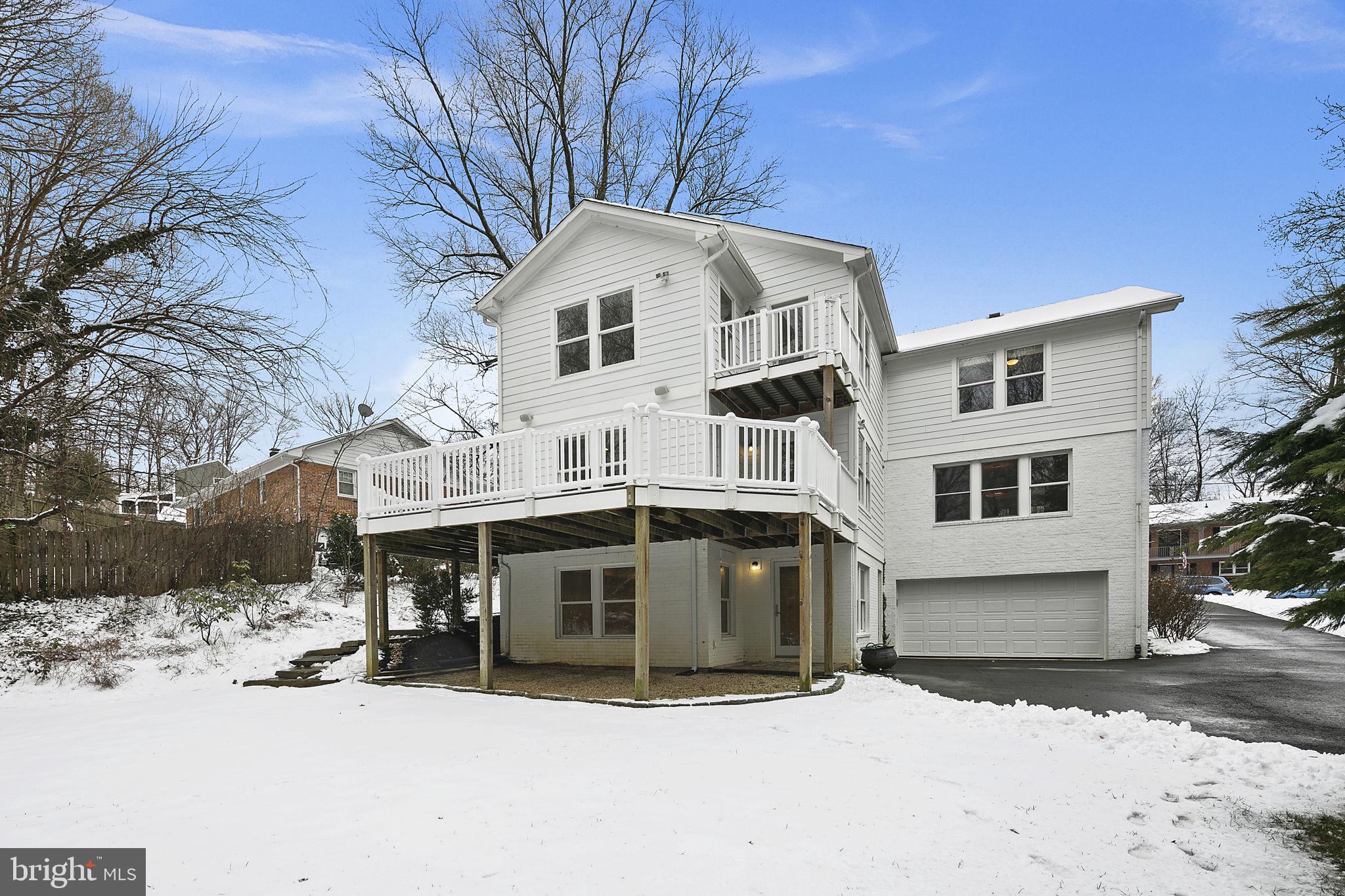6203 Foxcroft Road Alexandria, VA 22307 - Photo 50 of 50 Rear loading two car garage
