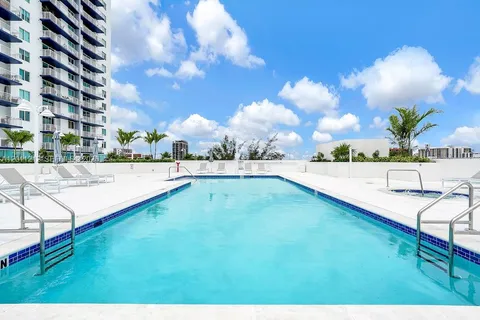 a view of a swimming pool