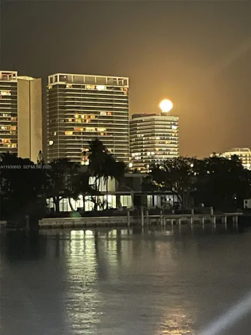 a view of water with city view