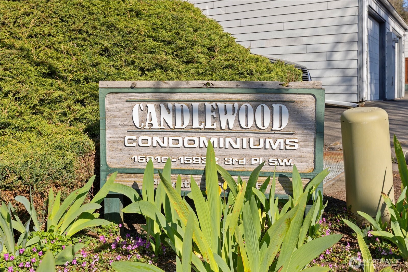 15914 3rd Place Southwest, Unit C Burien, WA 98166 - Photo 34 of 34 a close up of a sign board