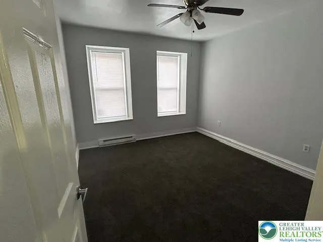 an empty room with an empty space