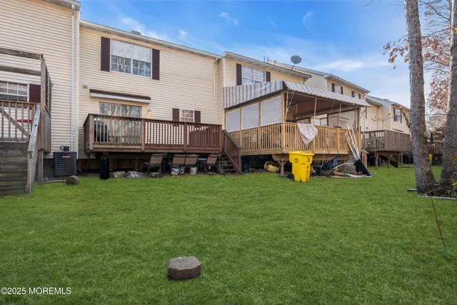 a view of backyard with green space