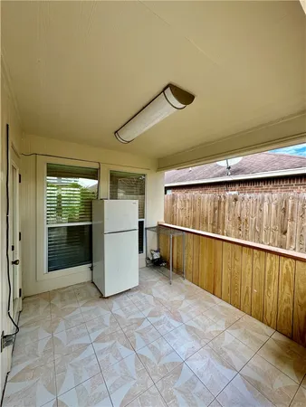 a view of a storage & utility room
