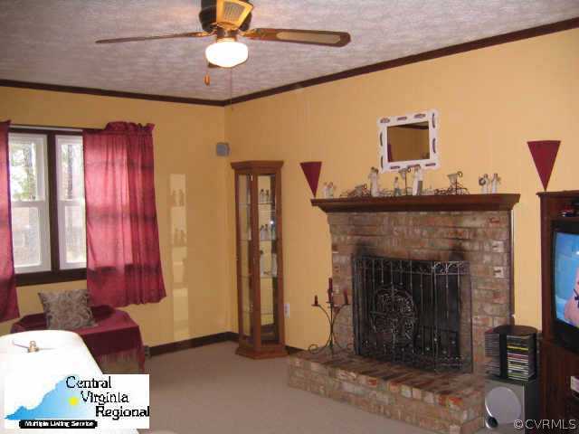 12118 Gardengate Road Midlothian, VA 23112 - Photo 8 of 9 Other - Family Room with Brick Fireplace