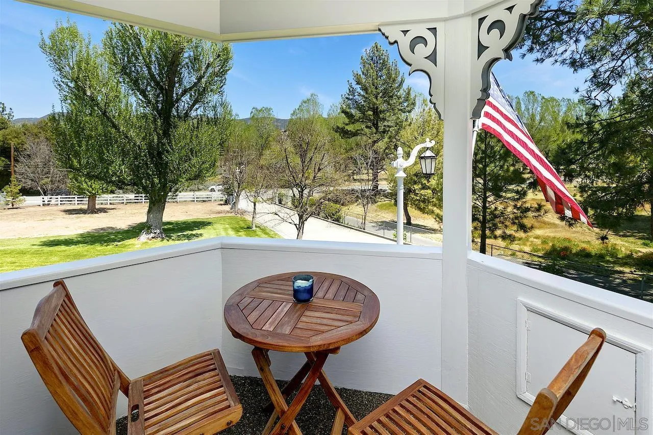 28659 Old Highway 80 Pine Valley, CA 91962 - Photo 22 of 55 a view of balcony with wooden floor and outdoor seating