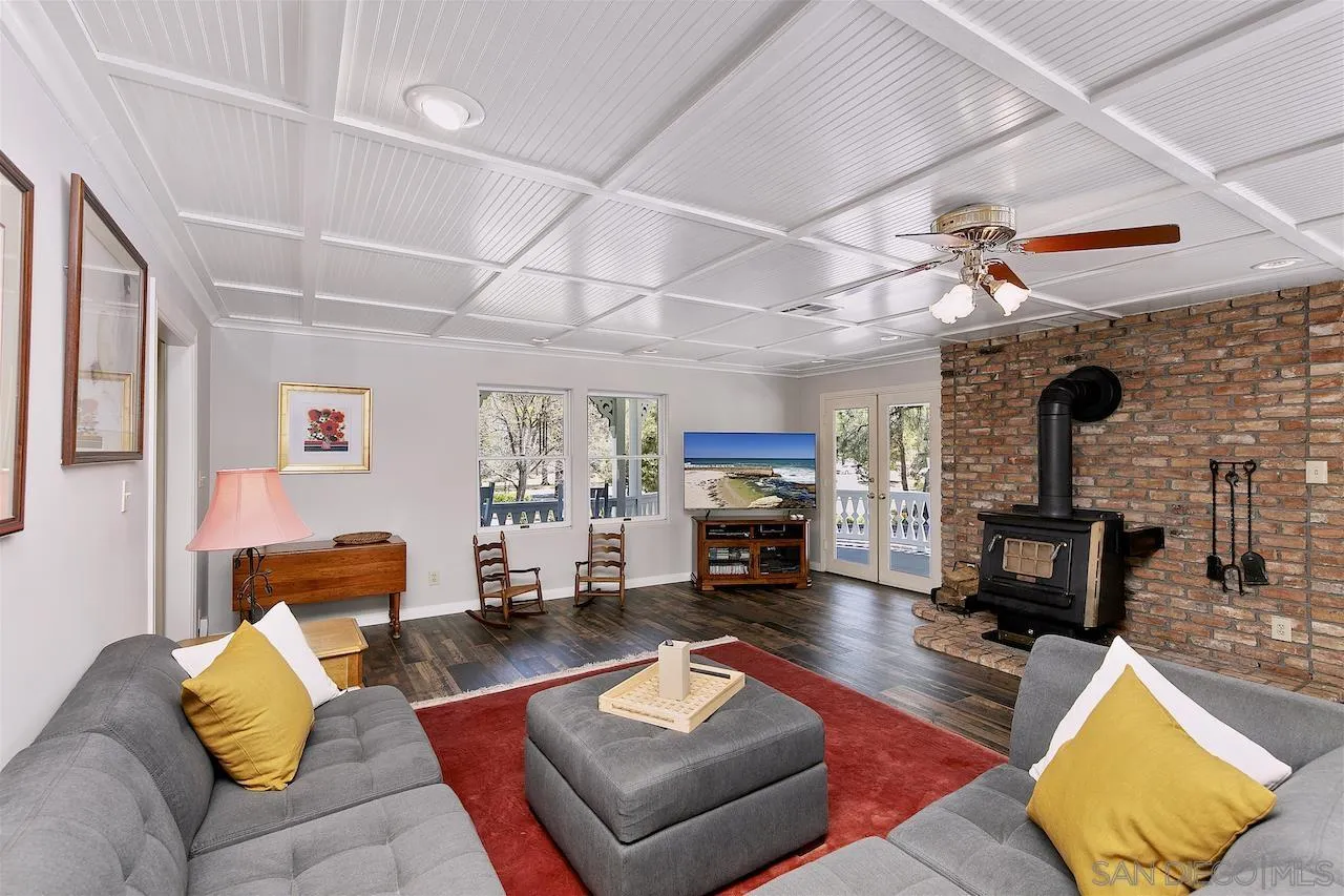 28659 Old Highway 80 Pine Valley, CA 91962 - Photo 7 of 55 a living room with furniture and a fireplace