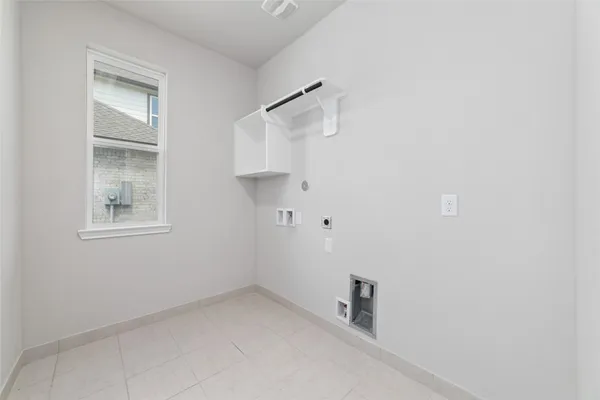 a view of room that has a window in it