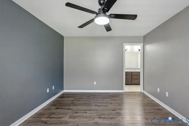 wooden floor in an empty room