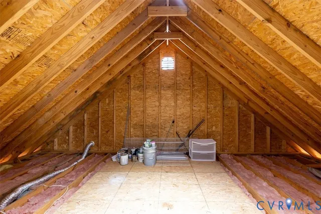 a view of a two chairs in the patio