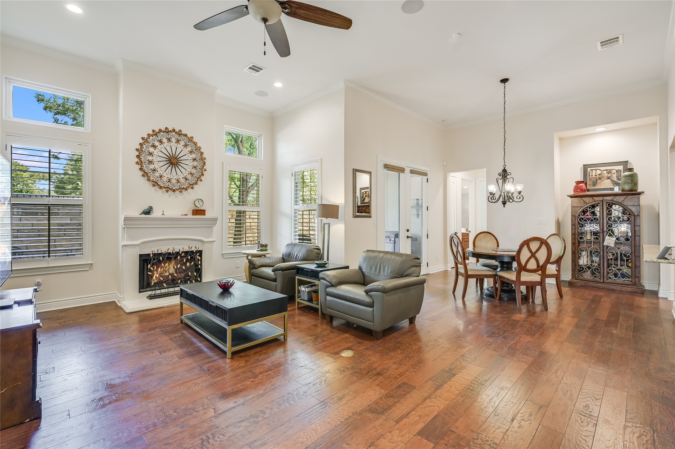 104-2 Rivalto Circle, Unit 1 Lakeway, TX 78734 - Photo 5 of 27 Very bright and open living and dining room