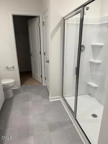a view of a bathroom with a tub