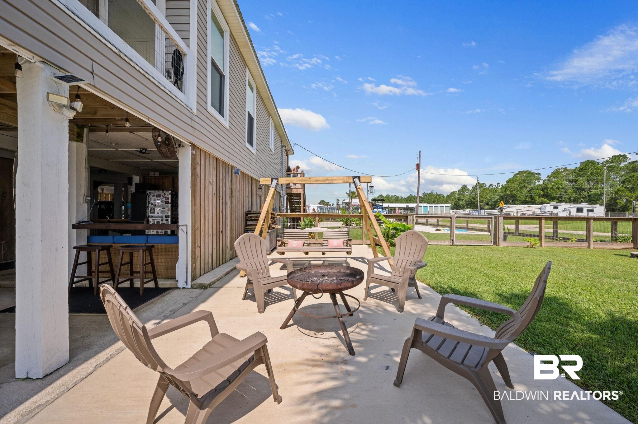 15425 Dauphin Island Parkway Coden, AL 36523 - Photo 35 of 47 Side Patio