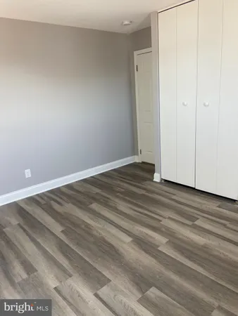 a view of a balcony with door