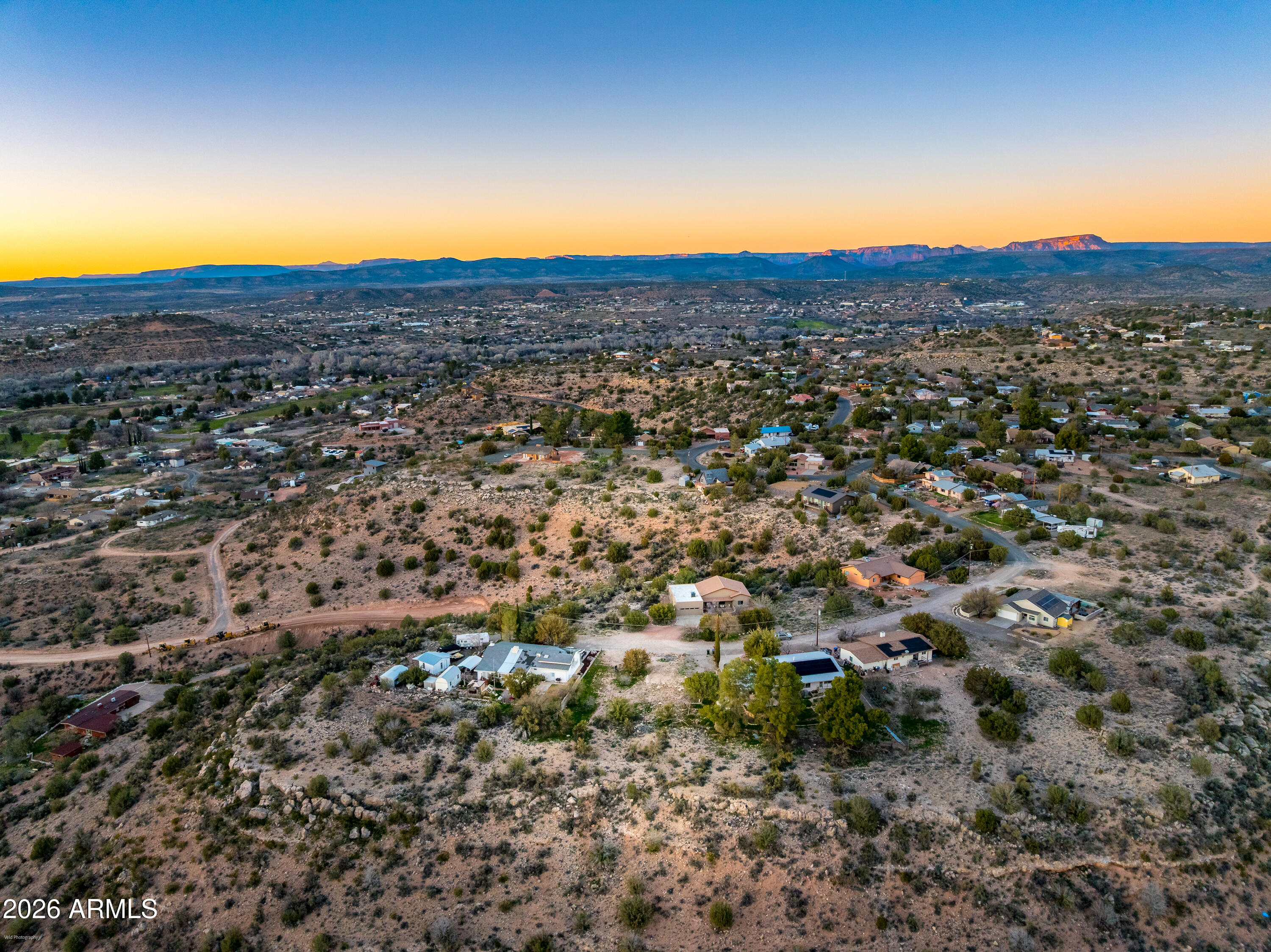 4015 North Pine Drive, Unit 270 Rimrock, AZ 86335 - Photo 20 of 24 an aerial view of residential houses with outdoor space